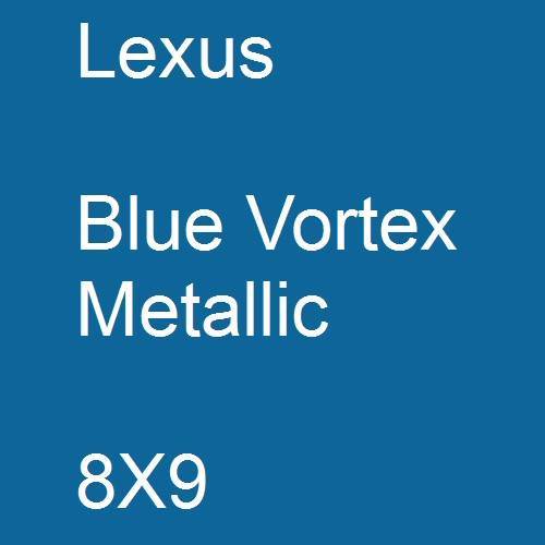 Lexus, Blue Vortex Metallic, 8X9.